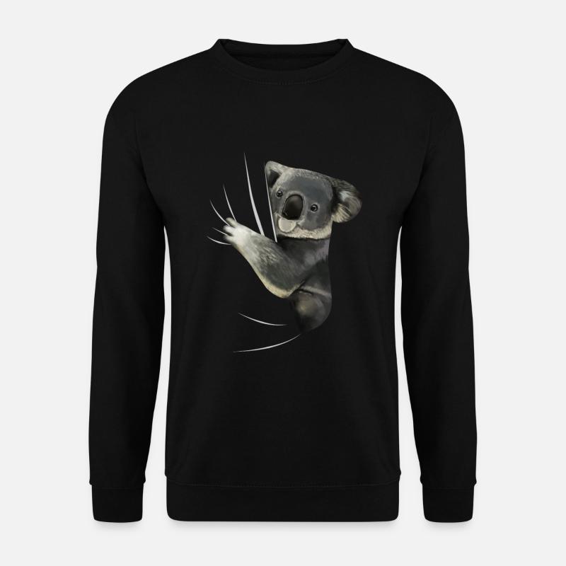 Koala Bär Koala Bären Koalaliebhaber Geschenk - Unisex Pullover - Schwarz