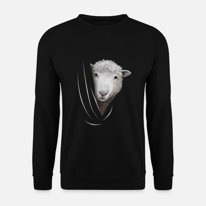 Schaf Schafe Schafliebhaber Geschenk - Unisex Pullover - Schwarz