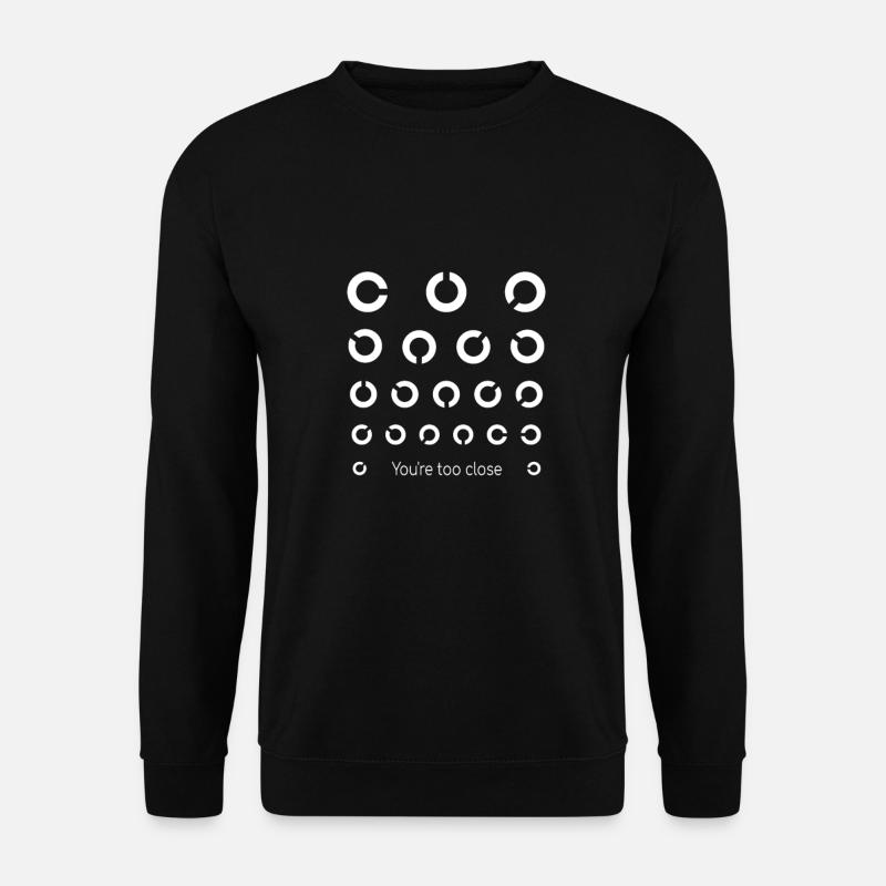 Landolt Ringe Optiker Lustig - Unisex Pullover - Schwarz