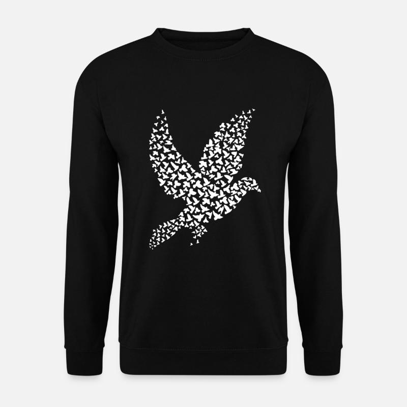 Friedenstaube Weltfrieden - Unisex Pullover - Schwarz