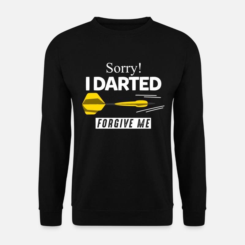 Dart Dartpfeil - Unisex Pullover - Schwarz