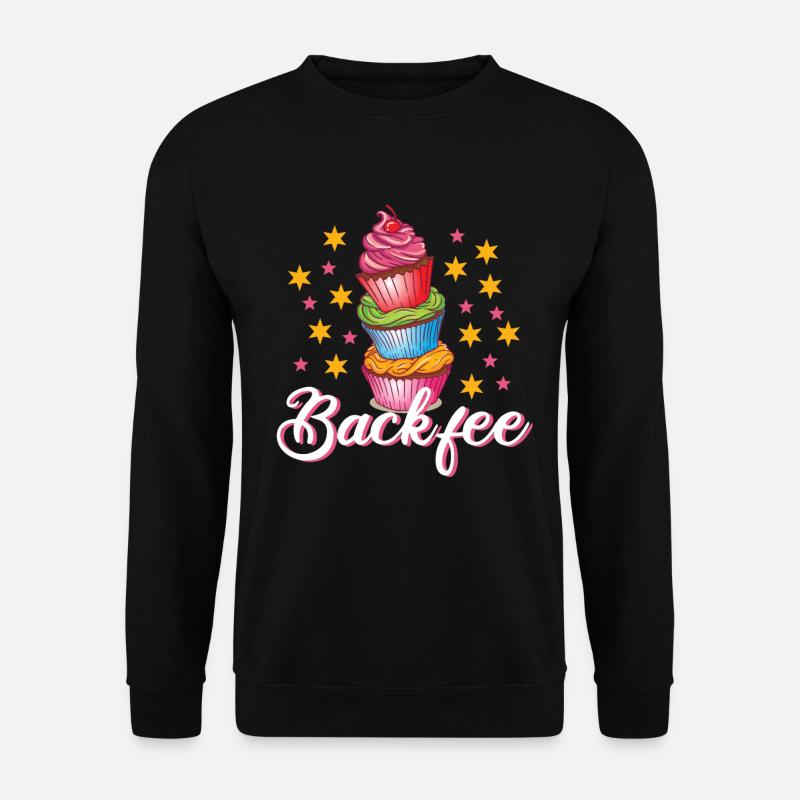 Backfee Bäcker Hobbybäcker Cupcake Muffin Torten - Unisex Pullover - Schwarz