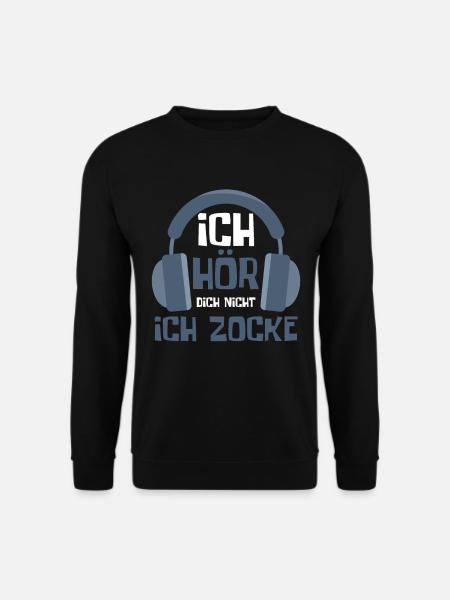 Gaming Game Gamer - Unisex Pullover - Schwarz