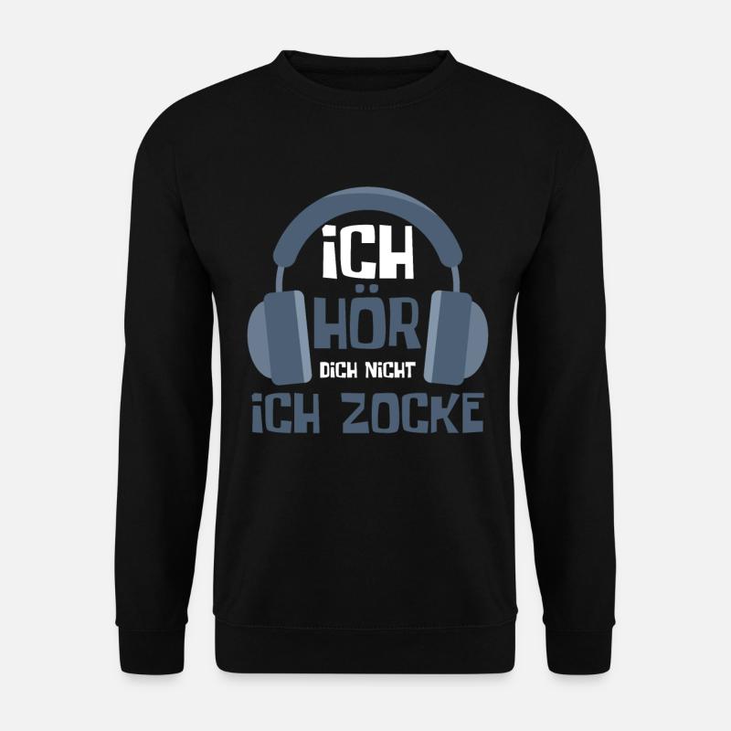 Gaming Game Gamer - Unisex Pullover - Schwarz
