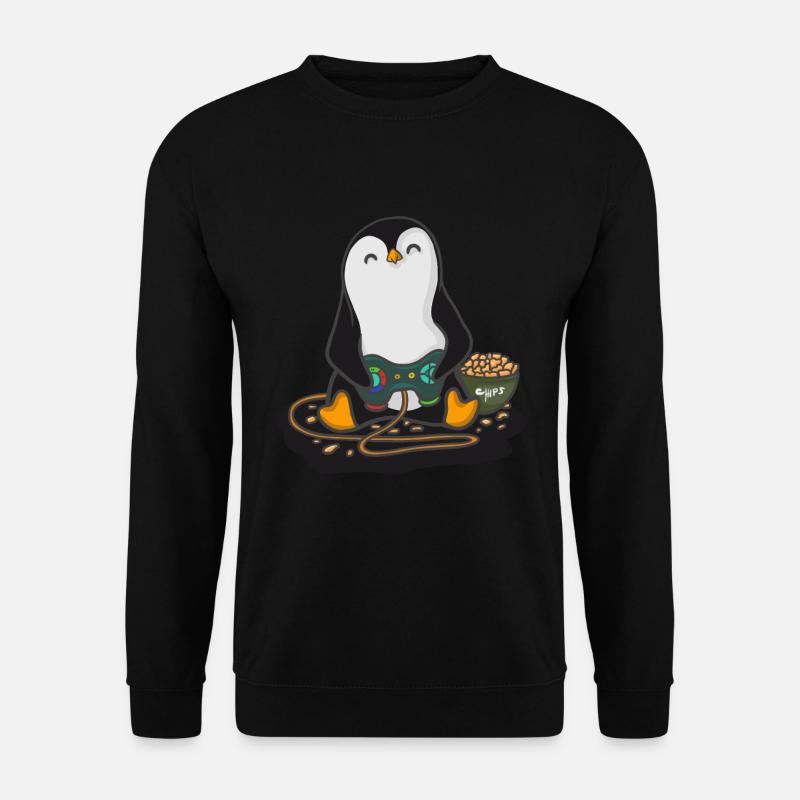 Zocker Penguin - Unisex Sweatshirt - black