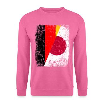 Deutschland Japan Berlin Tokio Sport Athlet Fan - Unisex Pullover - Pink - Vorne