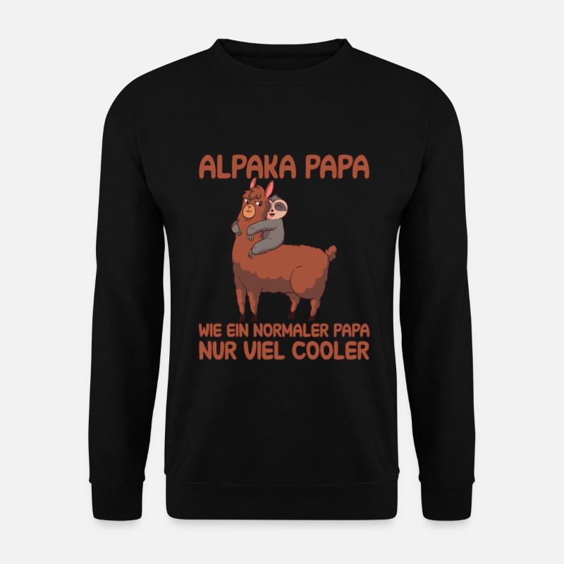 Alpaca Papa - Unisex Sweatshirt - black