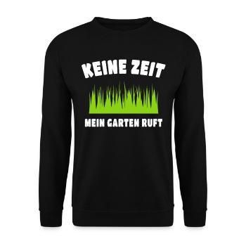 Garten Gärtnern Kleingärtner Hobbygärtner - Unisex Pullover - Schwarz - Vorne - Alina (178cm) & Michal (187cm)