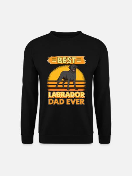 Black Labrador Labbi Best Labrador Dad Ever - Unisex Sweatshirt - black