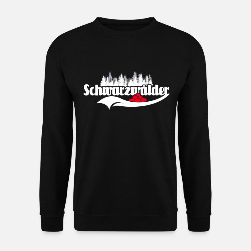 Schwarzwälder Sprüche Schwarzwald - Unisex Pullover - Schwarz