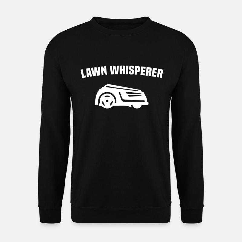 Mähroboter Rasenmähroboter Rasenflüsterer - Unisex Pullover - Schwarz