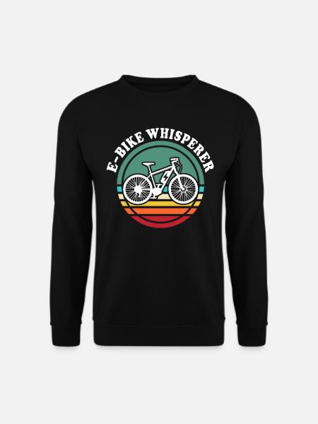 Ebike Flüsterer Ebiker Elektrofahrrad - Unisex Pullover - Schwarz