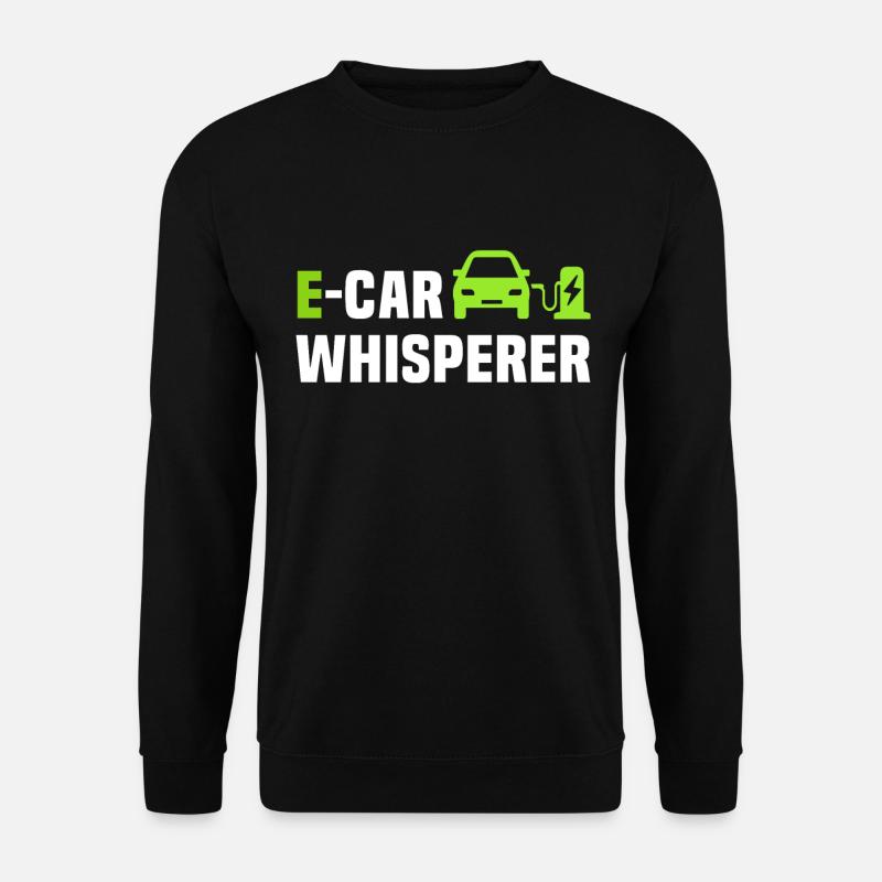 Eauto E-Car Electric Car - Unisex Sweatshirt - black