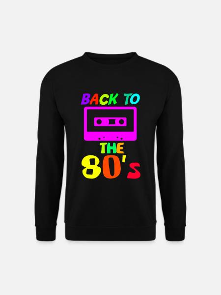 Retro 80er Jahre Kassette - Unisex Pullover - Schwarz