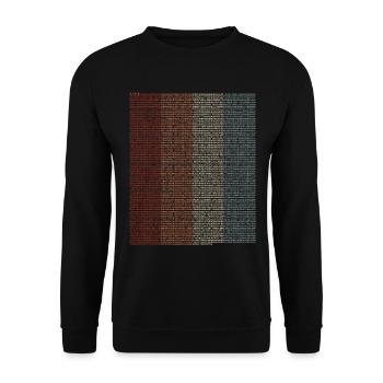 Pi-Zeichen - Mathematik Mathematik - Pi-Tag - Unisex Pullover - Schwarz - Vorne - Alina (178cm) & Michal (187cm)