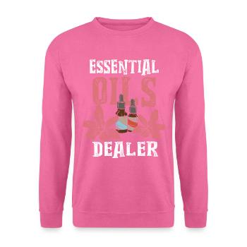 Ätherische Öle Fan Huiles Essentielles Revendeur - Sweat-shirt Unisexe - rose - Devant