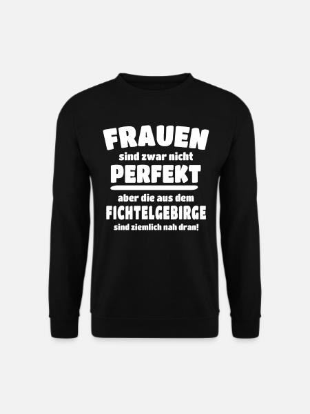 Fichtelgebirge Frauen Fichtelgebirglerin - Unisex Pullover - Schwarz