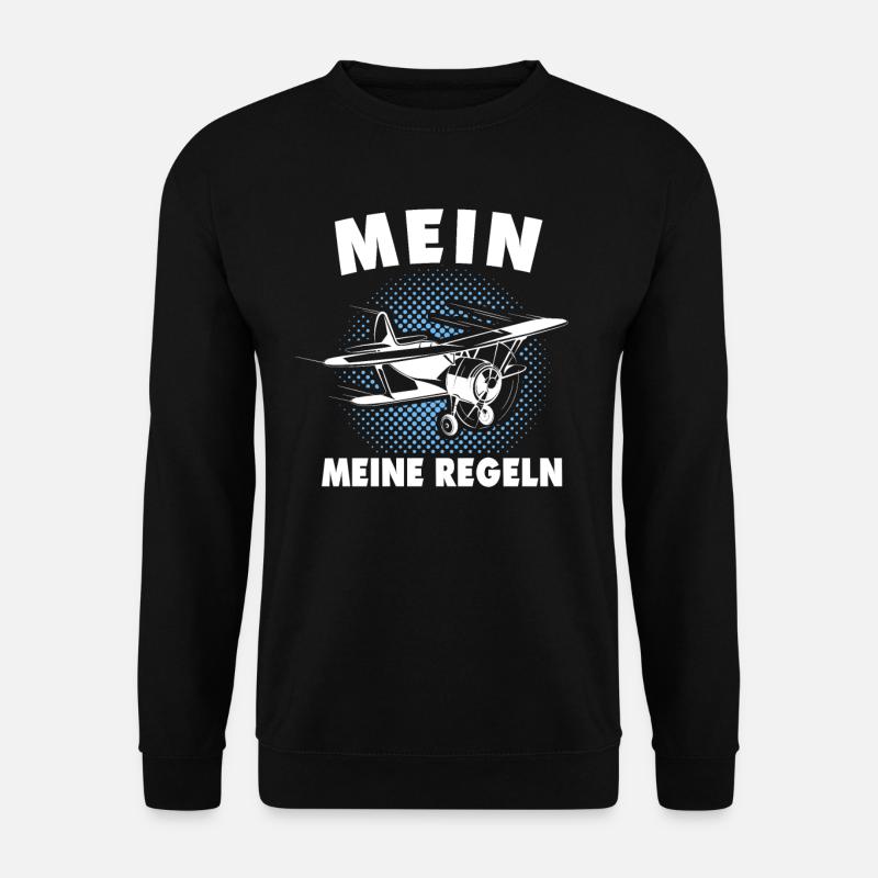 Modellflug Modellflieger Modellfliegen - Unisex Pullover - Schwarz