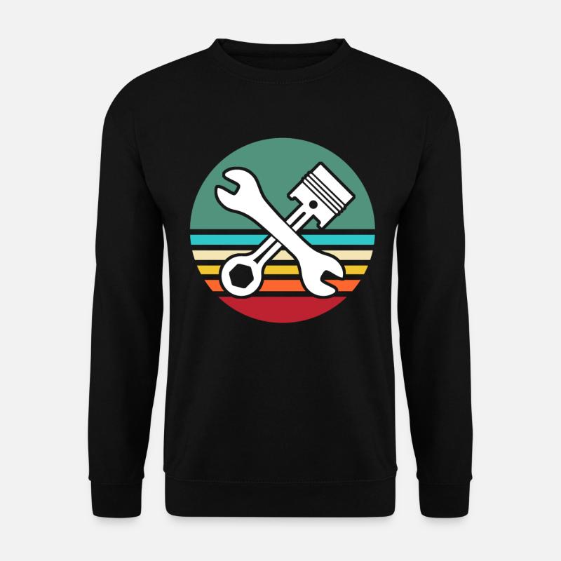 Schrauber Mechaniker Auto Werkzeug - Unisex Pullover - Schwarz