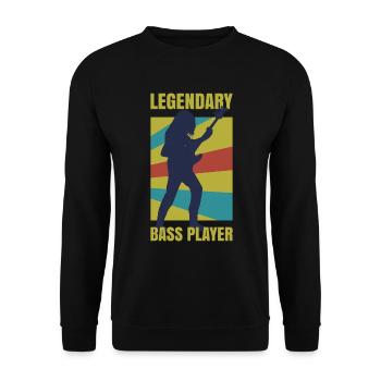 Guitariste Guitariste Guitariste Guitariste Guitariste Guitariste Guitare - Sweat-shirt Unisexe - noir - Devant - Alina (178cm) & Michal (187cm)