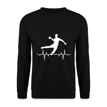 Handball Handballeur Handball Club Handball - Sweat-shirt Unisexe - noir - Devant - Alina (178cm) & Michal (187cm)