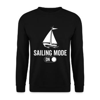 Mode voile activé - Voile voile - Sweat-shirt Unisexe - noir - Devant - Alina (178cm) & Michal (187cm)