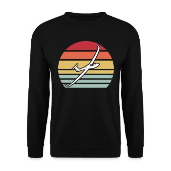 Planeur Planeur Planeur Planeur - Sweat-shirt Unisexe - noir - Devant - Alina (178cm) & Michal (187cm)
