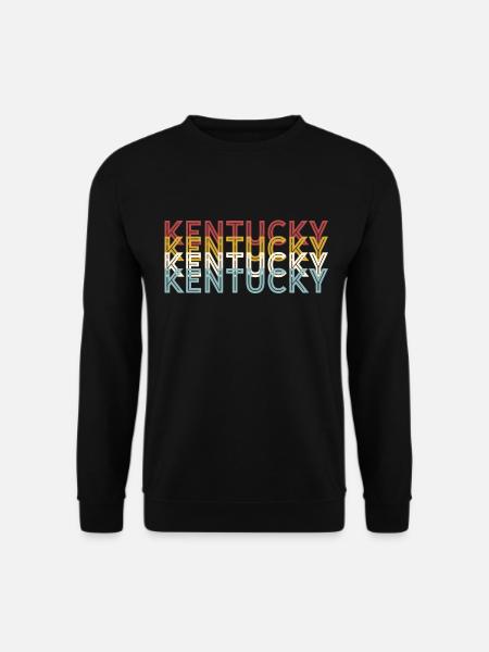 US 70er Retro State Vintage Kentucky - Unisex Pullover - Schwarz