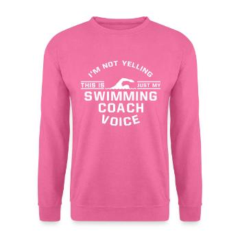 Ich Schreie Nicht - Schwimmtrainer - Unisex Pullover - Pink - Vorne
