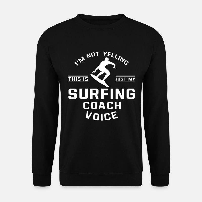 I Don't Scream - Surf Trainer - Unisex Sweatshirt - black