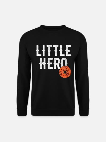 Kleiner Held - Süßer Donut - Unisex Pullover - Schwarz