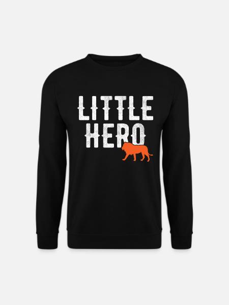 Kleiner Held - Süßer Tierlöwe - Unisex Pullover - Schwarz