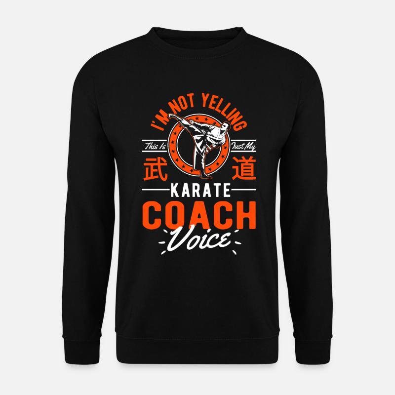 I Don't Scream - Karate Trainer - Unisex Sweatshirt - black