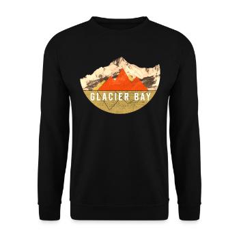 Vendanges - Parc national de Glacier Bay - Sweat-shirt Unisexe - noir - Devant - Alina (178cm) & Michal (187cm)