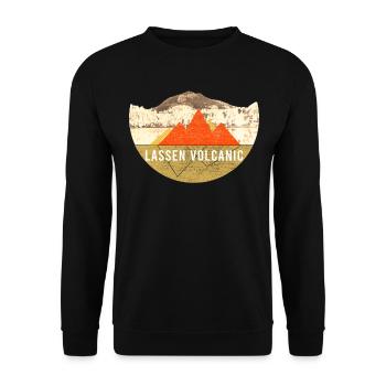 Vendanges - Parc National Volcanique lassens - Sweat-shirt Unisexe - noir - Devant - Alina (178cm) & Michal (187cm)