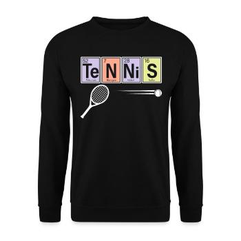 Joueur de tennis Chimie sportive - Sweat-shirt Unisexe - noir - Devant - Alina (178cm) & Michal (187cm)
