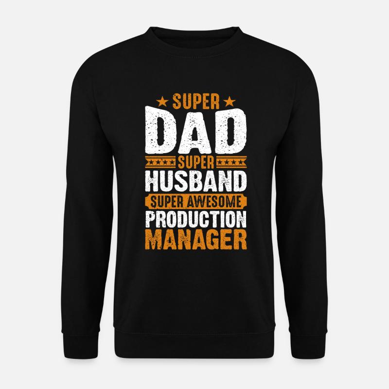 Super Dad Super Husband - Unisex Sweatshirt - black