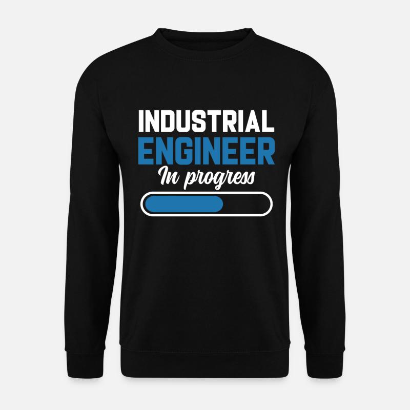 Industrial Engineer In Progress - Unisex Sweatshirt - black