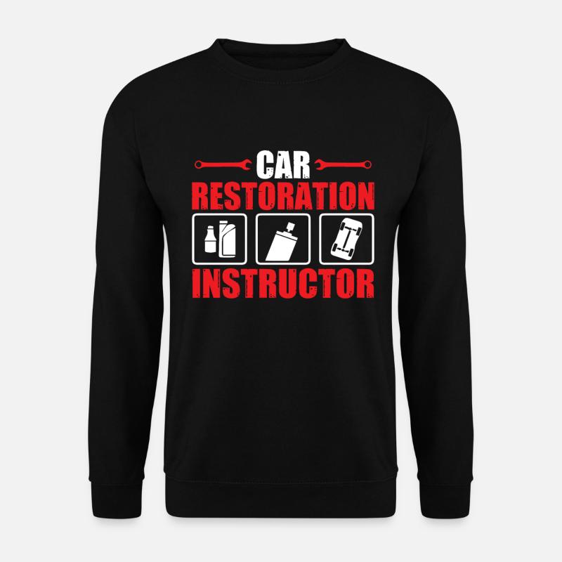 Car Restoration Instructor - Unisex Pullover - Schwarz