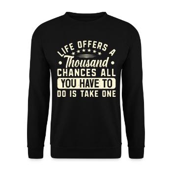 Voyage Voyage Escapade Vacances Touriste - Sweat-shirt Unisexe - noir - Devant - Alina (178cm) & Michal (187cm)