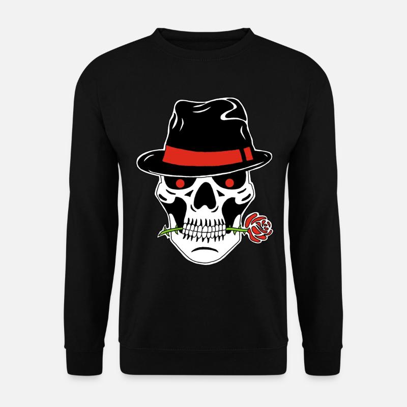 Gangsterschädel - Unisex Pullover - Schwarz
