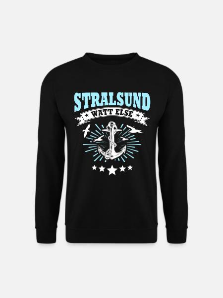 Stralsund Souvenir Ostsee Urlaub - Unisex Pullover - Schwarz