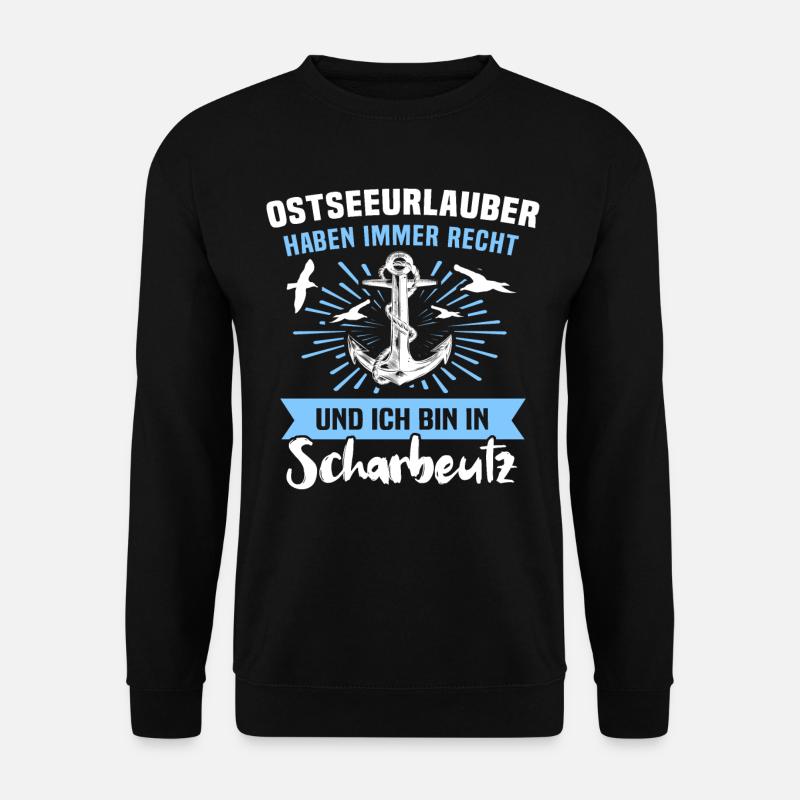Scharbeutz Ostsee Scharbeutzer Souvenir - Unisex Pullover - Schwarz