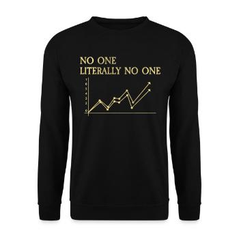Motivate Inspire Encouragement Positivity Slogan - Unisex Pullover - Schwarz - Vorne - Alina (178cm) & Michal (187cm)