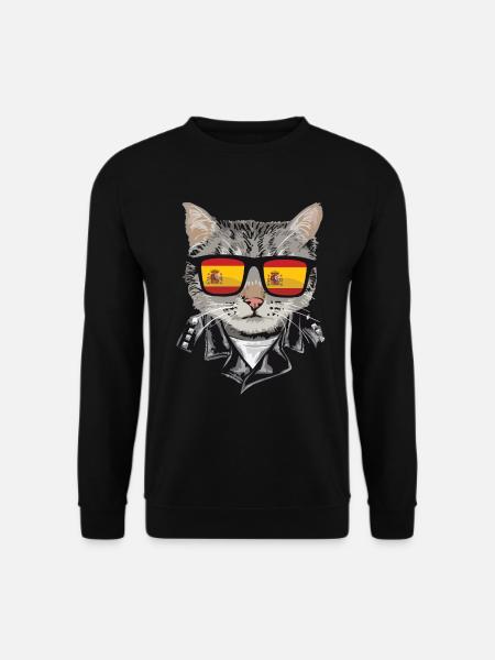 Lunettes de soleil Espagne Drapeau - Sweat-shirt Unisexe - noir