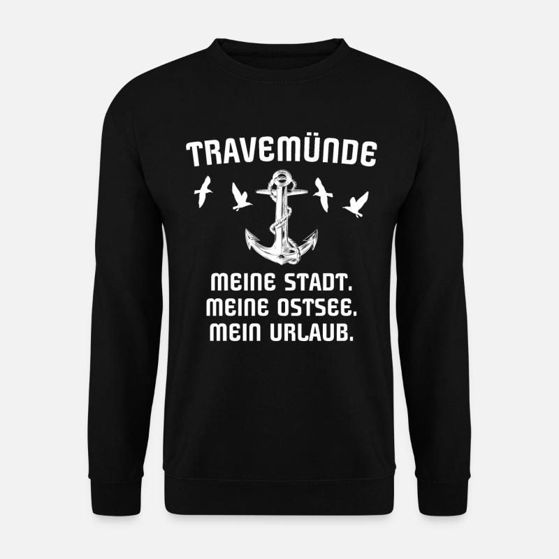 Travemünde - Unisex Pullover - Schwarz