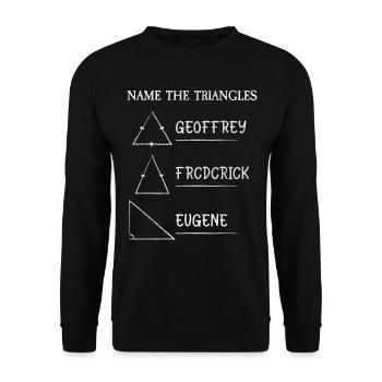 Math Jokes Mathmatician Teacher Math Mathematics - Unisex Sweatshirt - black - Front - Alina (178cm) & Michal (187cm)