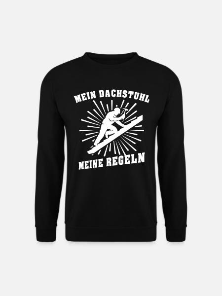 Dachdecker Dachdecken - Unisex Pullover - Schwarz