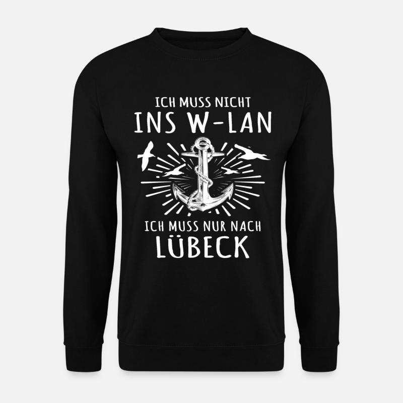 Lübeck - Unisex Pullover - Schwarz