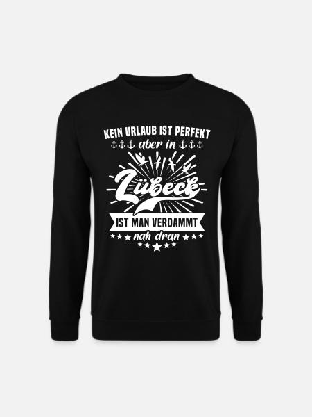Lübeck - Unisex Pullover - Schwarz